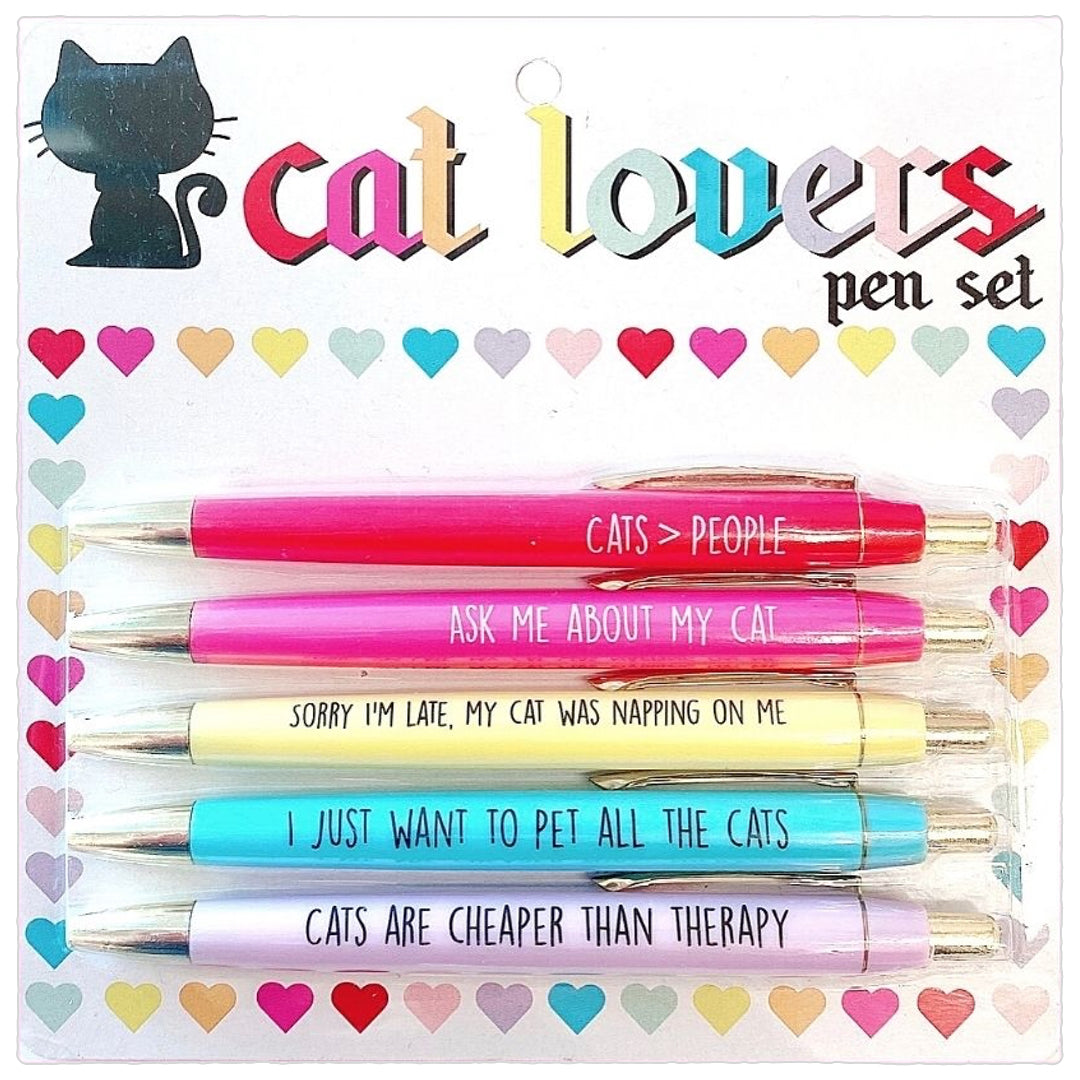 Pen Set for Cat Lovers – Love and Above Cat Club